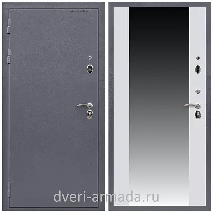 Дверь входная Армада Престиж Strong антик серебро / МДФ 16 мм СБ-16 Белый матовый